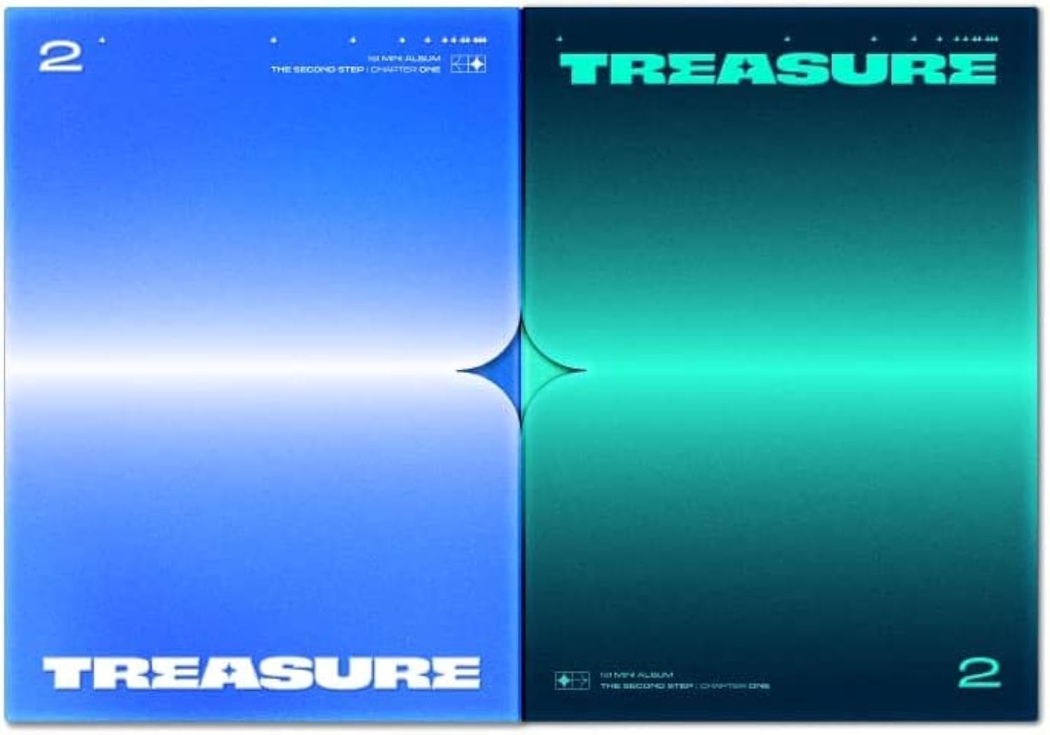 Dreamus TREASURE - THE SECOND STEP : CHAPTER ONE (1st Mini Album) [Photobook ver.] Album+Extra Photocards Set (GREEN ver, + 1 Folded Poster) (YGP0119)