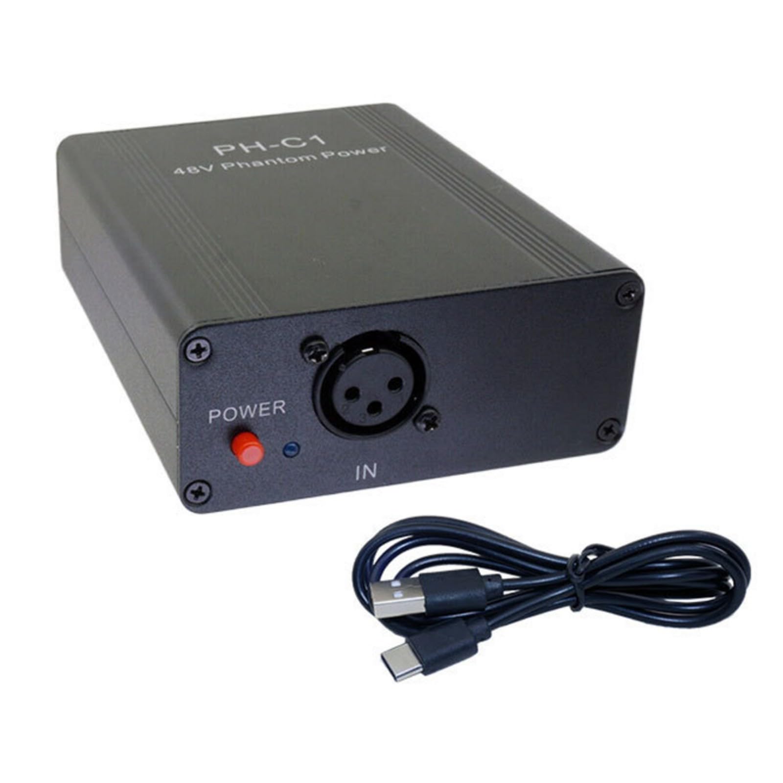 Microfoni portatili del condensatore con il potere di Phantoms 48V incorpora in batteria ricaricabile per il podcast all'aperto