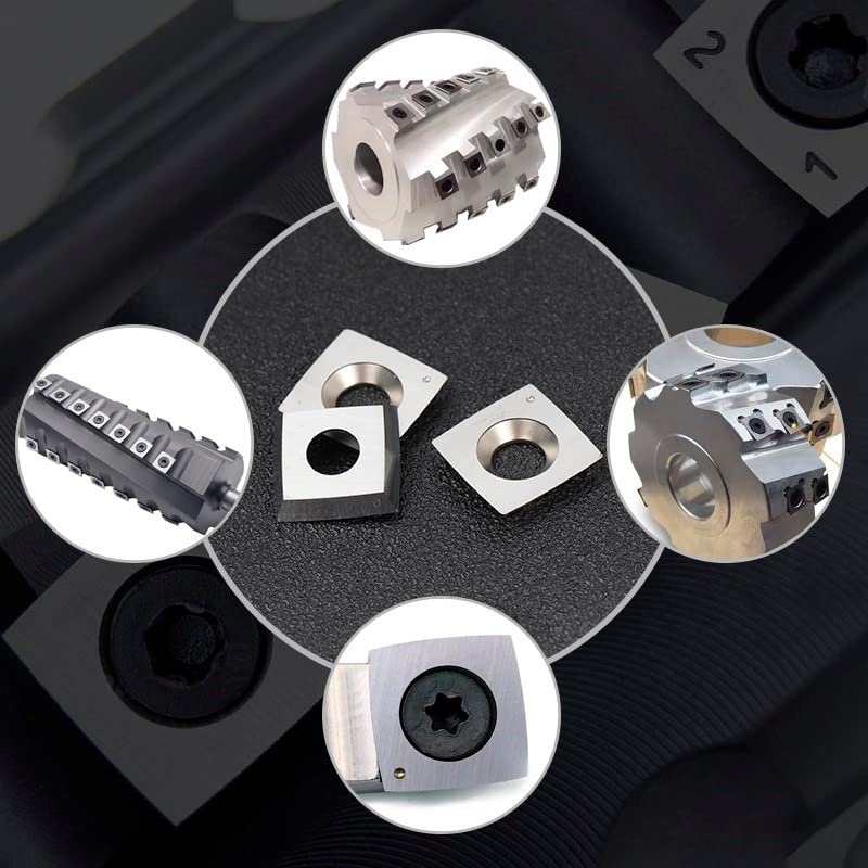 10 Piezas Inserciones Cuadradas de Carburo 15mm miniatura 5