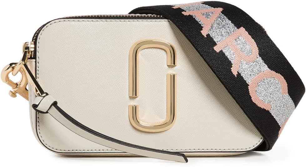 Marc Jacobs Women's Small Logo Strap Snapchat Camera Bag Leather Cross Body