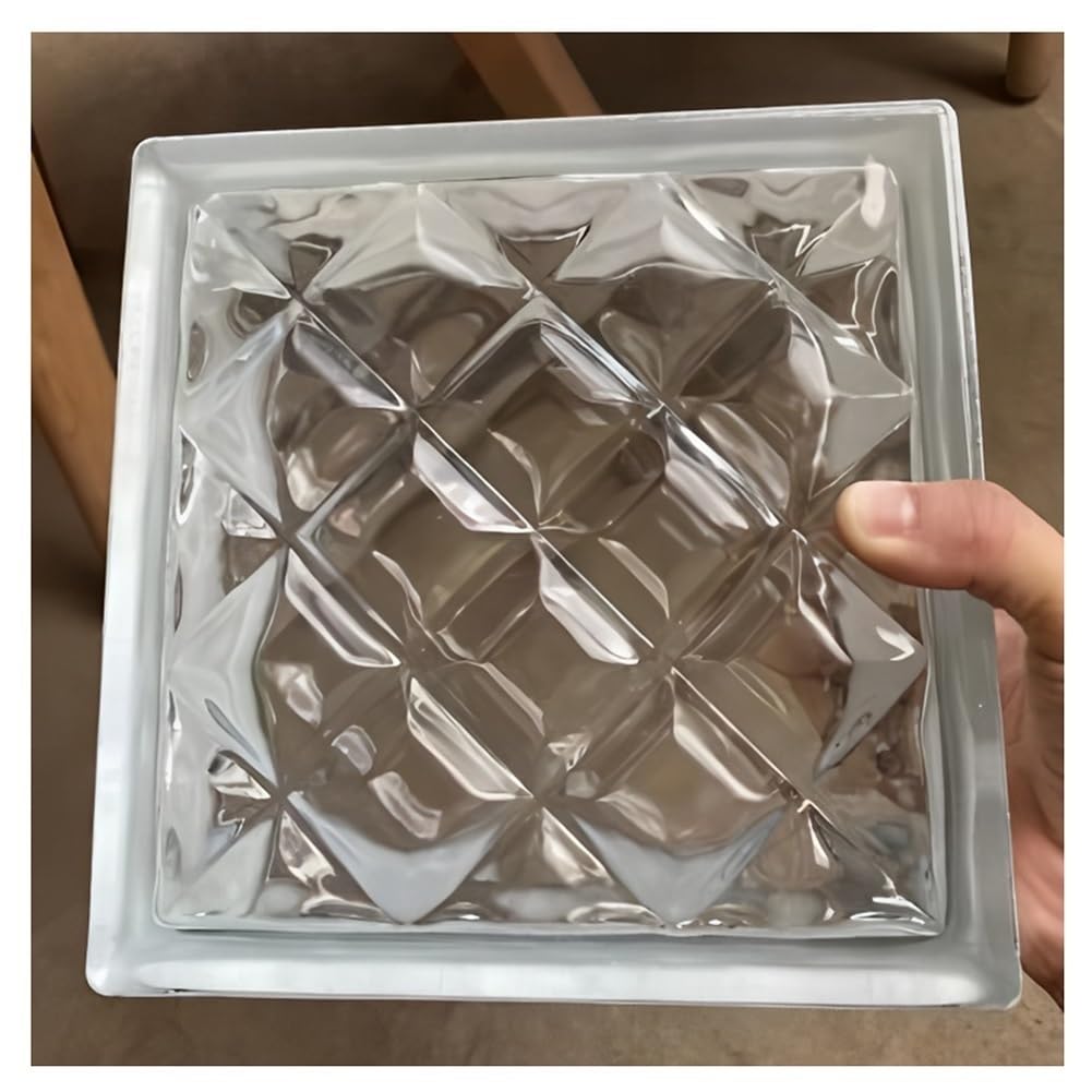 C s Block 190 x 190 x 80 mm ladrillo de cristal para oficina partit pared separador de ambientes y espacio DetVersatile C s Bloc (Ca)