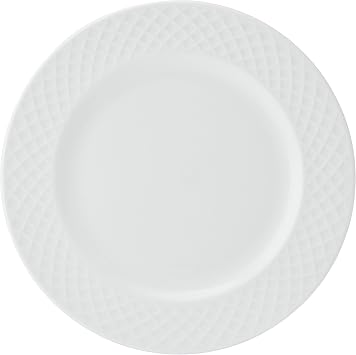 Mikasa Trellis Bone China Lightweight Chip Resistant 40 Piece Dinnerware Set, Service for 8