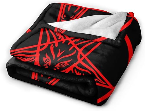 Miniatura 2 de Baphomet Satan Symbol Lightweight Super Soft and All Season Warm,Thermal Blanket, Blanket for Sofas