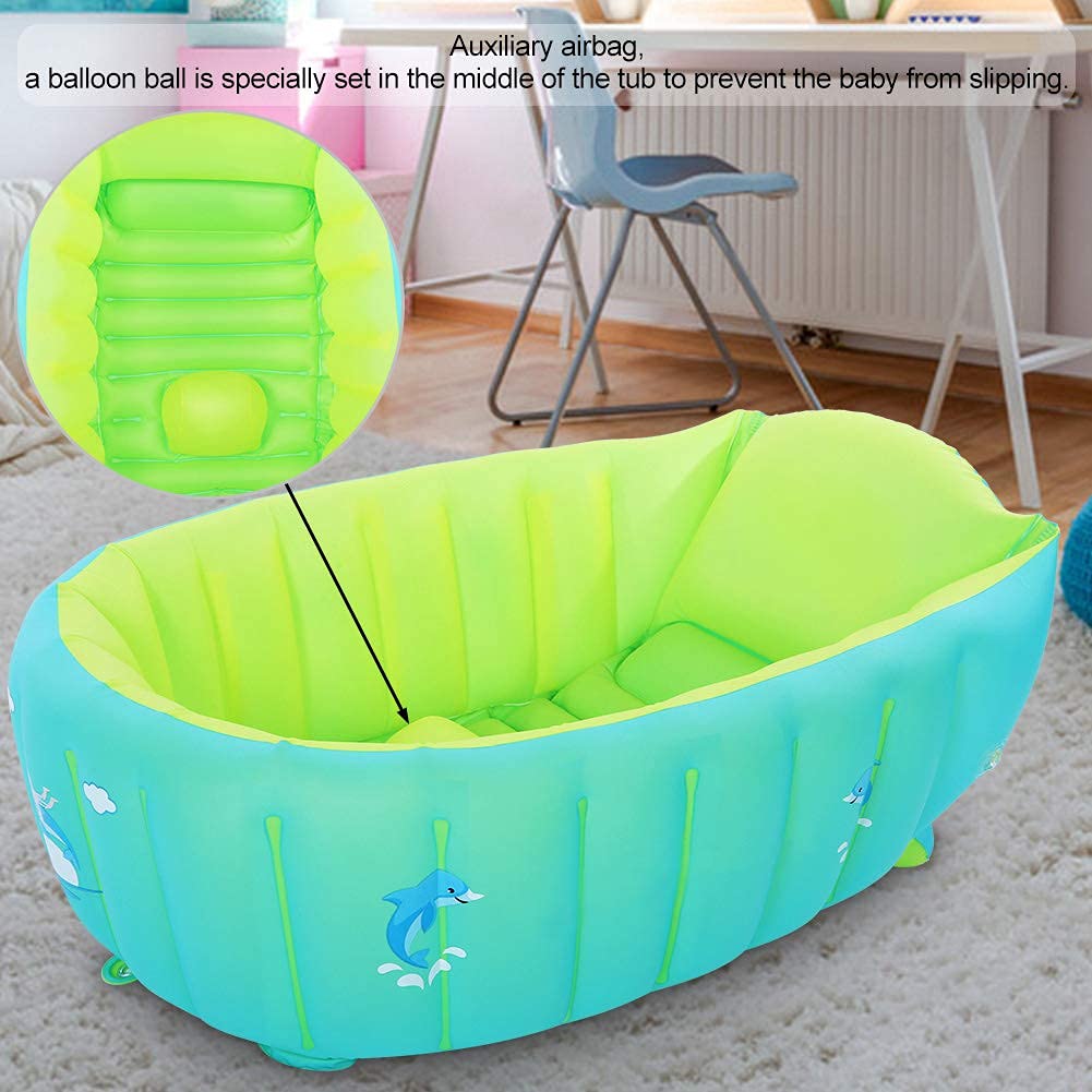 Nadmuchiwana wanna prysznicowa dla dzieci basen sk?adany antypo?lizgowy fotel niemowl?cy 0-6 lat (L) toddler bathtub for shower inflatable baby bath tub Bathing Tubs & Seats
