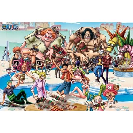 Amazon 1000ピース ジグソーパズル One Piece よーし 宴だァ 50x75cm ジグソーパズル おもちゃ