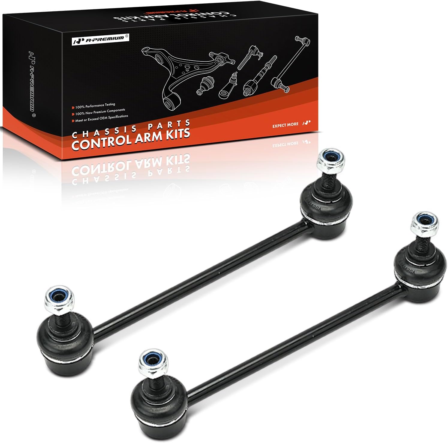 A-Premium 2 x Rear Sway Bar Links Stabilizer Bar Links, Compatible with Toyota MR2 1991 1992 1993 1994 1995