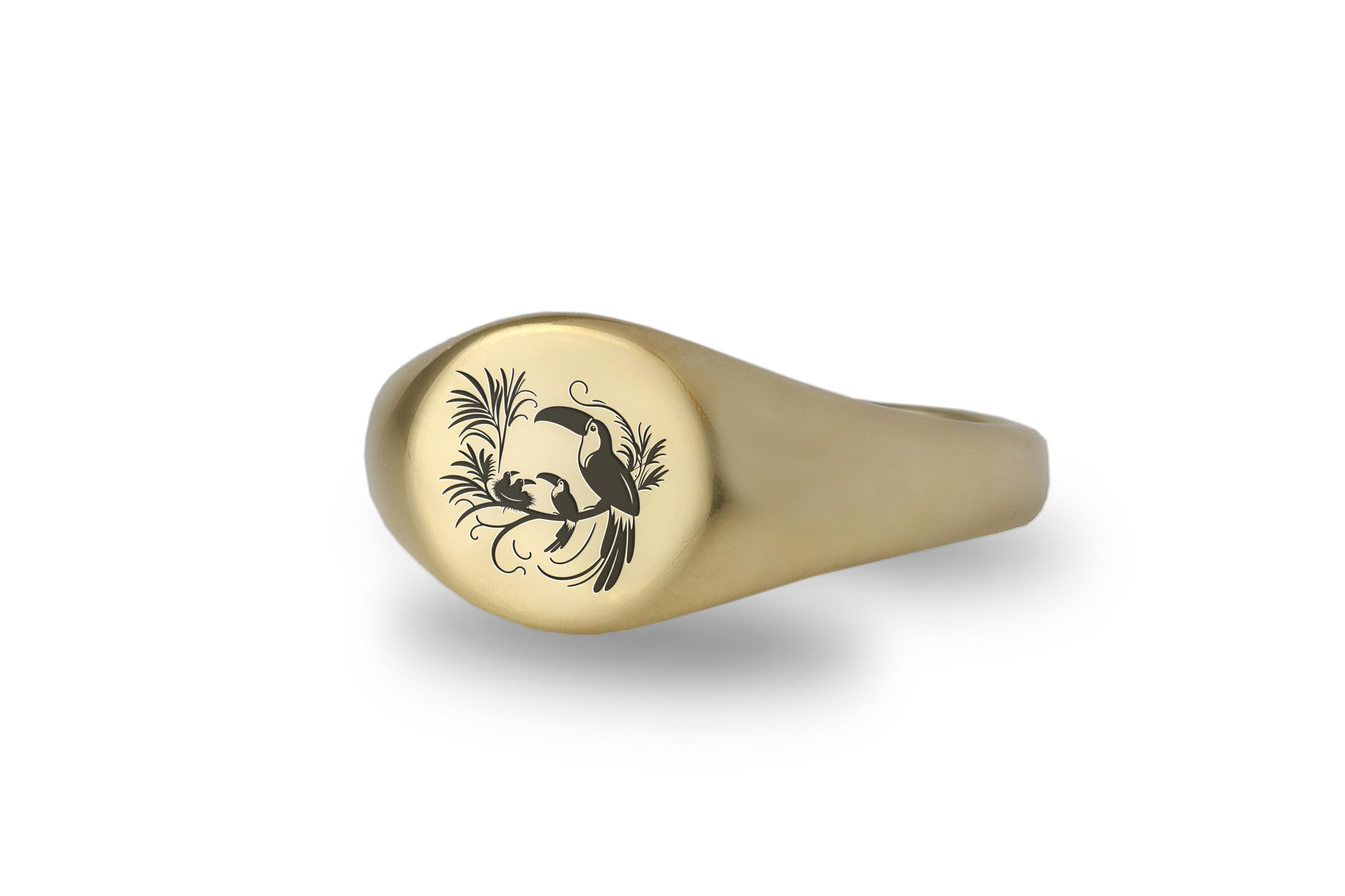 Bague oiseau gravée anti-oxydation : la chevalière unisexe durable - 8