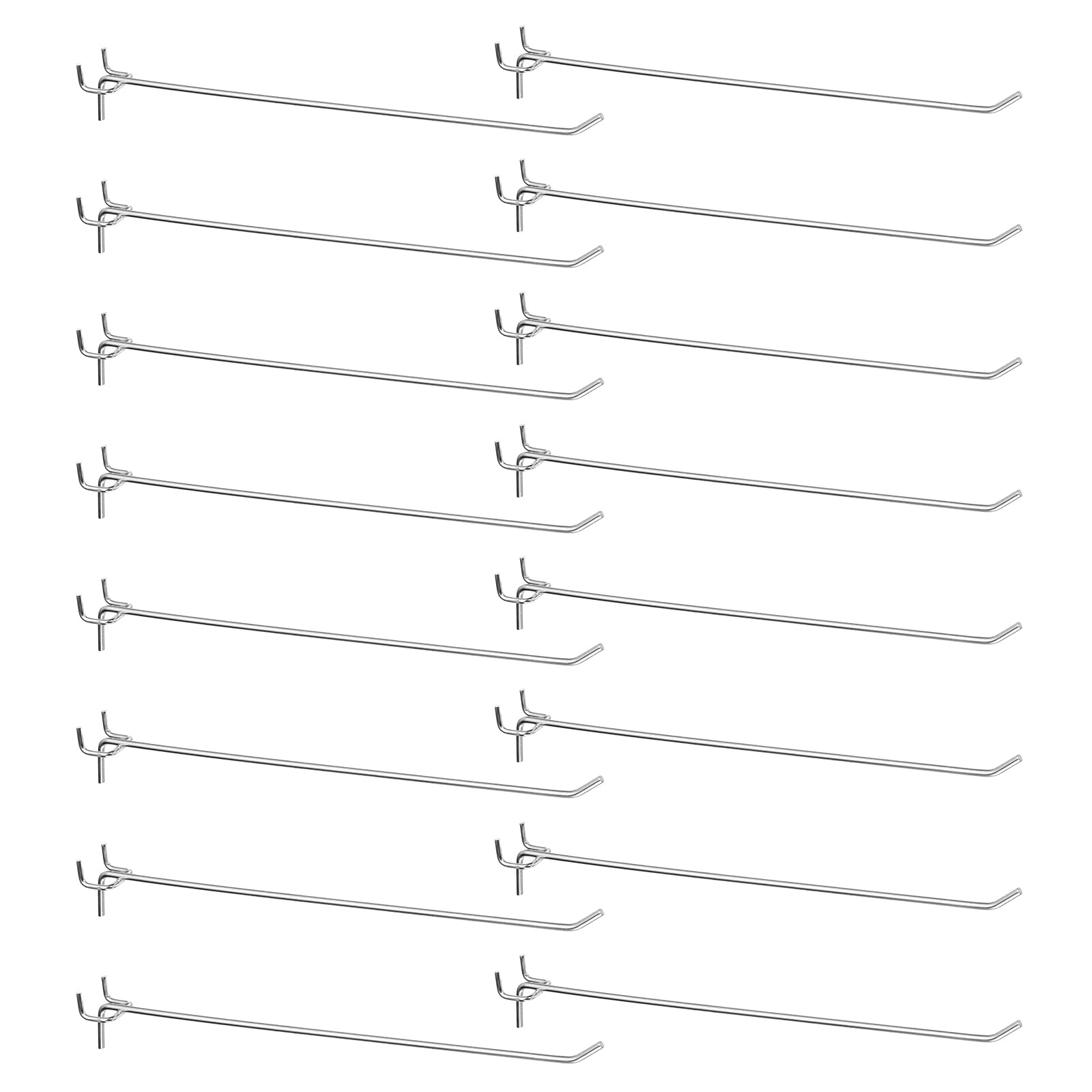 HARFINGTON 100pcs Pegboard Shelving Hooks 12