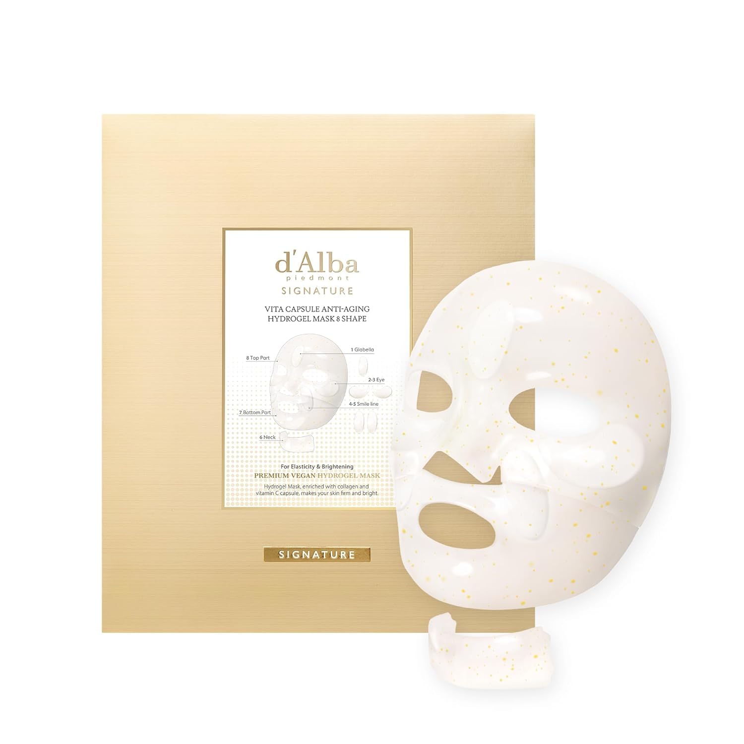 Amazon.com : d'alba Piedmont Signature Vita Capsule Hydrogel Mask