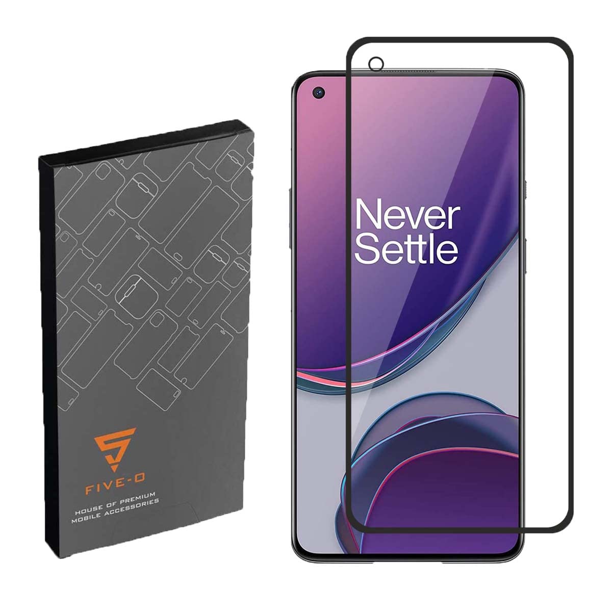 FIVE-O Tempered Glass Screen Guard for OnePlus 6T / OnePlus 7 - Edge to Edge Tempered Glass Screen Protector - 9H Hardness - 6D Tempered Glass (Oneplus 8T/ Oneplus 9, 3 Pack)