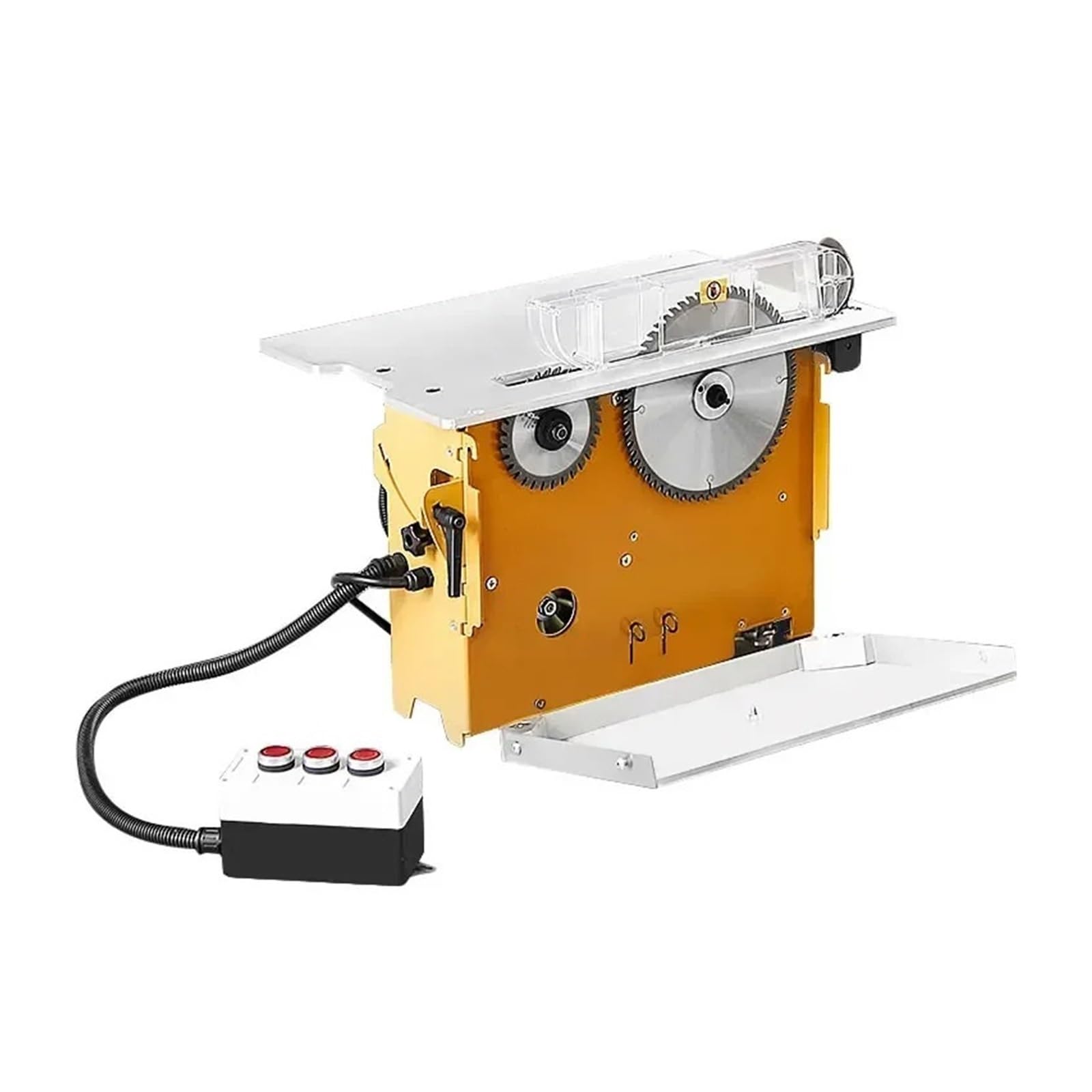 Mesa De Carpintería Multifuncional, Sierra Sin Polvo, Guía Precisión, Panel Eléctrico Plegable, Máquina Trabajo Madera Corte De PrecisióN, ProteccióN De Seguridad(C2)