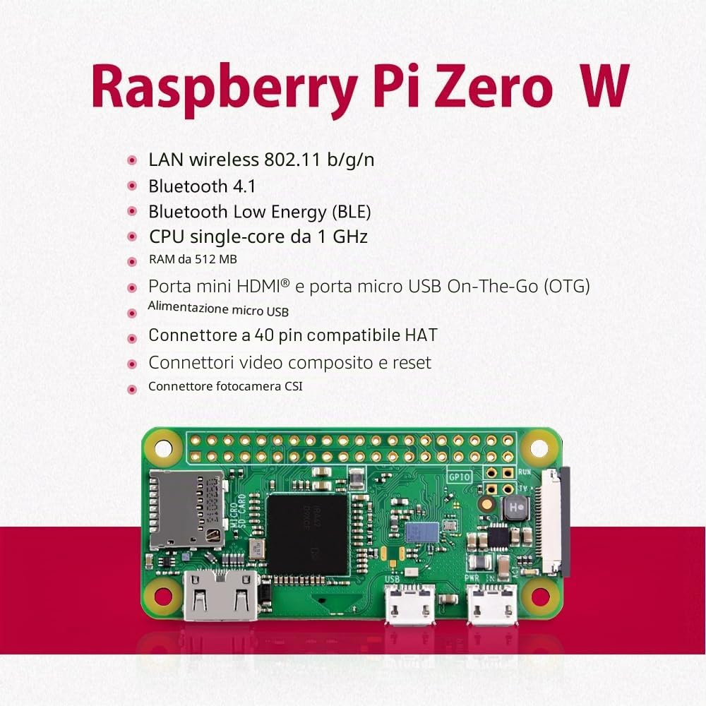 GeeekPi Raspberry Pi Zero W Starter Kit, with RPi Zero W Aluminum Case, 64GB SD Card, Power Adapter, 20Pin Header, Micro USB to OTG Adapter, HDMI Cable, HDMI Adapter, Switch Cable and 4 Port USB Hub
