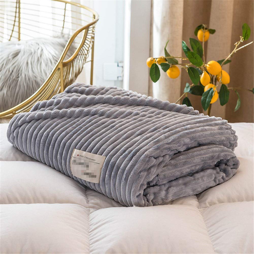 Morbuy Coperta in Microfibra Morbida, Super Calda 3D Flanella Viaggio Picnic Coperta Leggero Camera Biancheria da Letto Divano Piccola (150x200cm,Foglia