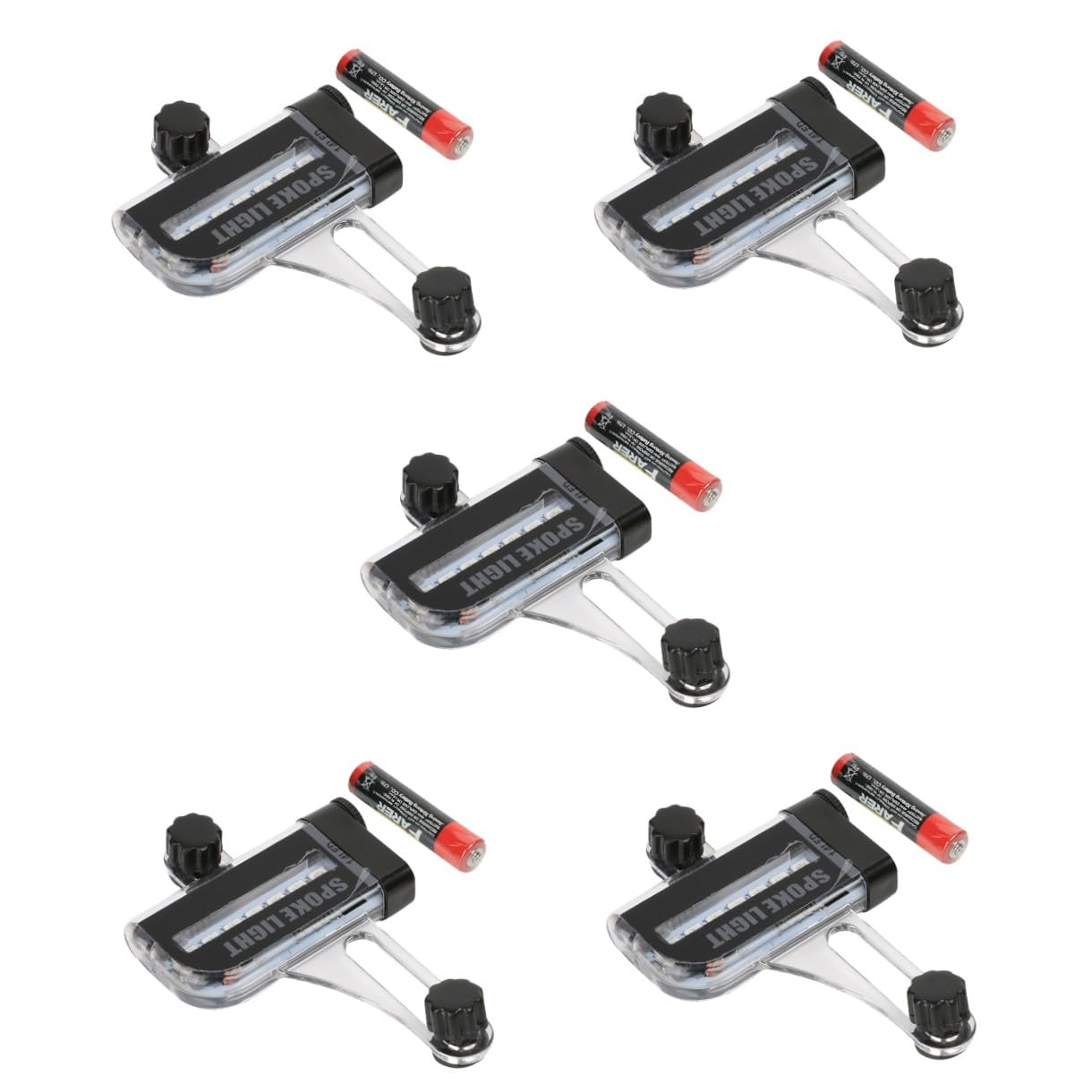 Toyvian Lumières décoratives de Roues moyeu éclairage de Roue de vélo élégant lumières de Roues de vélo Lampe pour Roue LED décor lumière de vélo Feux de vélo Plastique