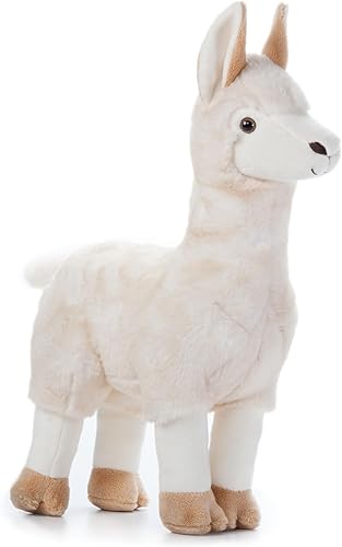 The Petting Zoo Animal de peluche de llama, regalos para niños, animales salvajes del zoológico Onez, juguete de peluche de llama de 12 pulgadas