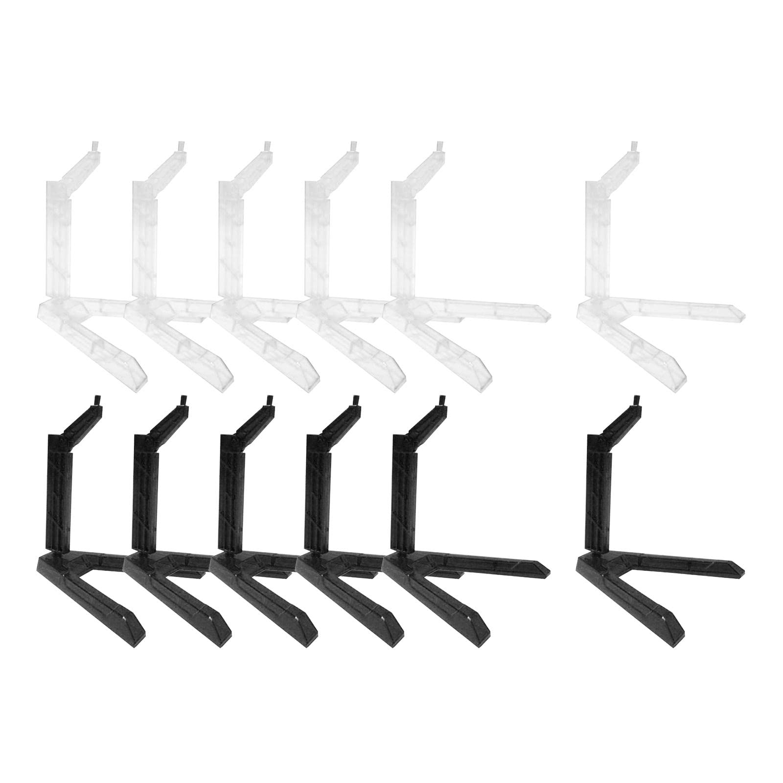 12Pcs PVC Base Holder Display Stand for 1/144 1/100 SD BB Gundam Action Figures DIY Diorama