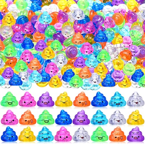 Jouets licorne pour fête d'anniversaire arc-en-ciel : lot de 200 mini figurines à cacher