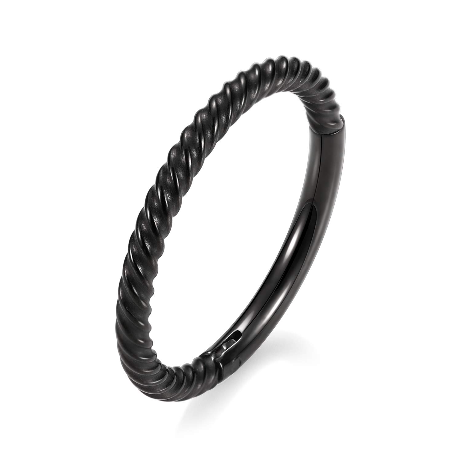 hengkaixuan 316L Surgical Steel Nose Hoop Ring Hinged Segment Clicker Ring Cartilage Helix Lip Tragus Conch Piercing Jewellery Sleeper Earrings Septum Lobe Hoop Earring for Women