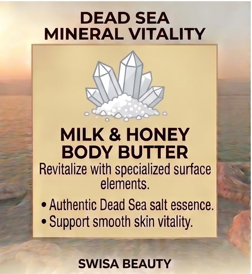Masło do ciała, masło do ciała Dead Sea, 8 Ounce by Swisa Beauty
