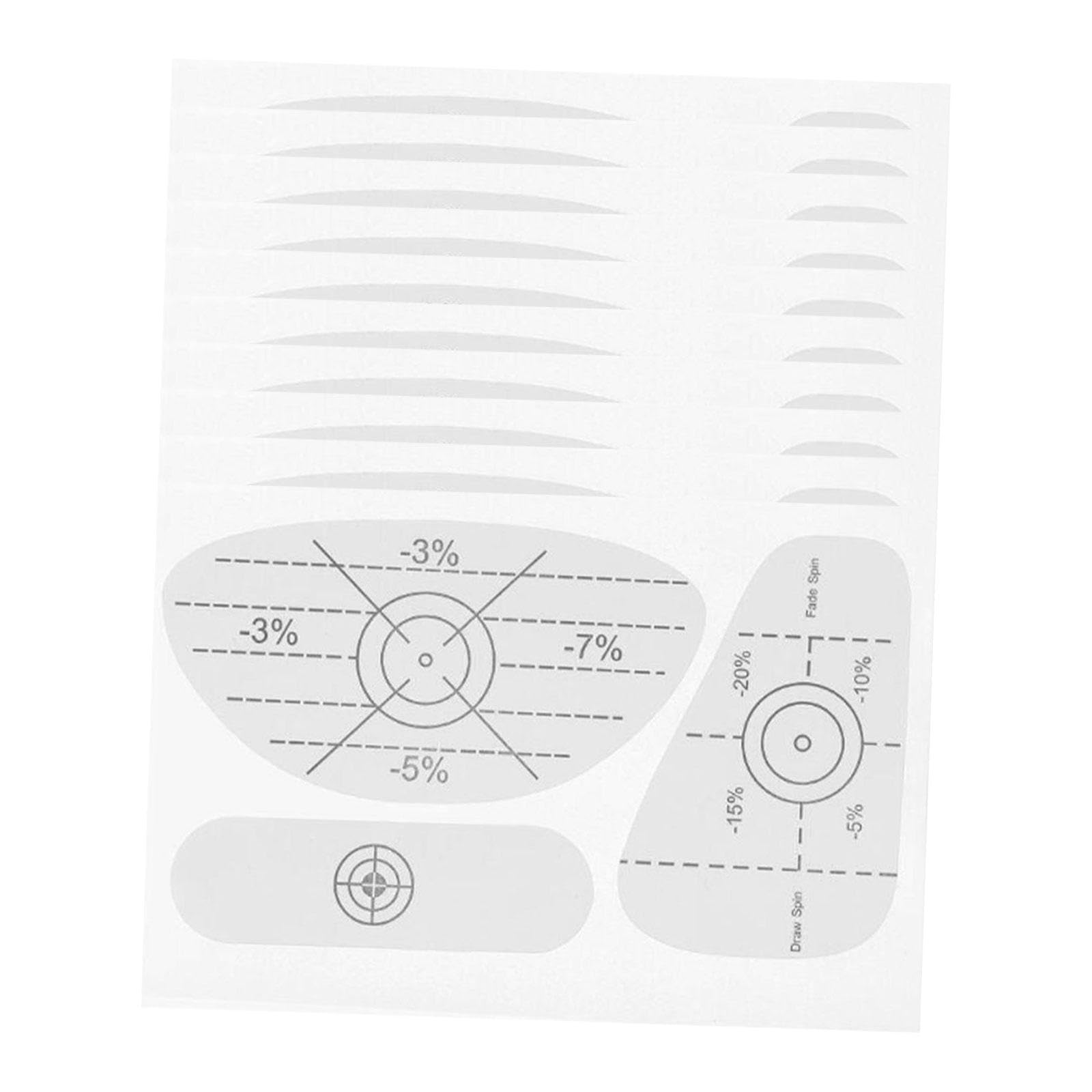 MERISHOPP 10 Pieces Golf Tape Label Self Teaching Removable Accuracy Golf Impacts Tape| Training Aids | Sports Training Equipment | Fitness Training Aids-image-17