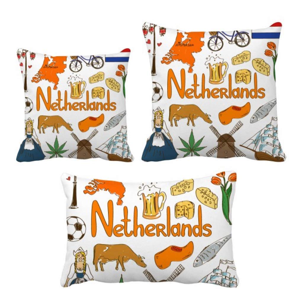 Housse de coussin Pays-Bas pour canapé fatigué idée déco salon