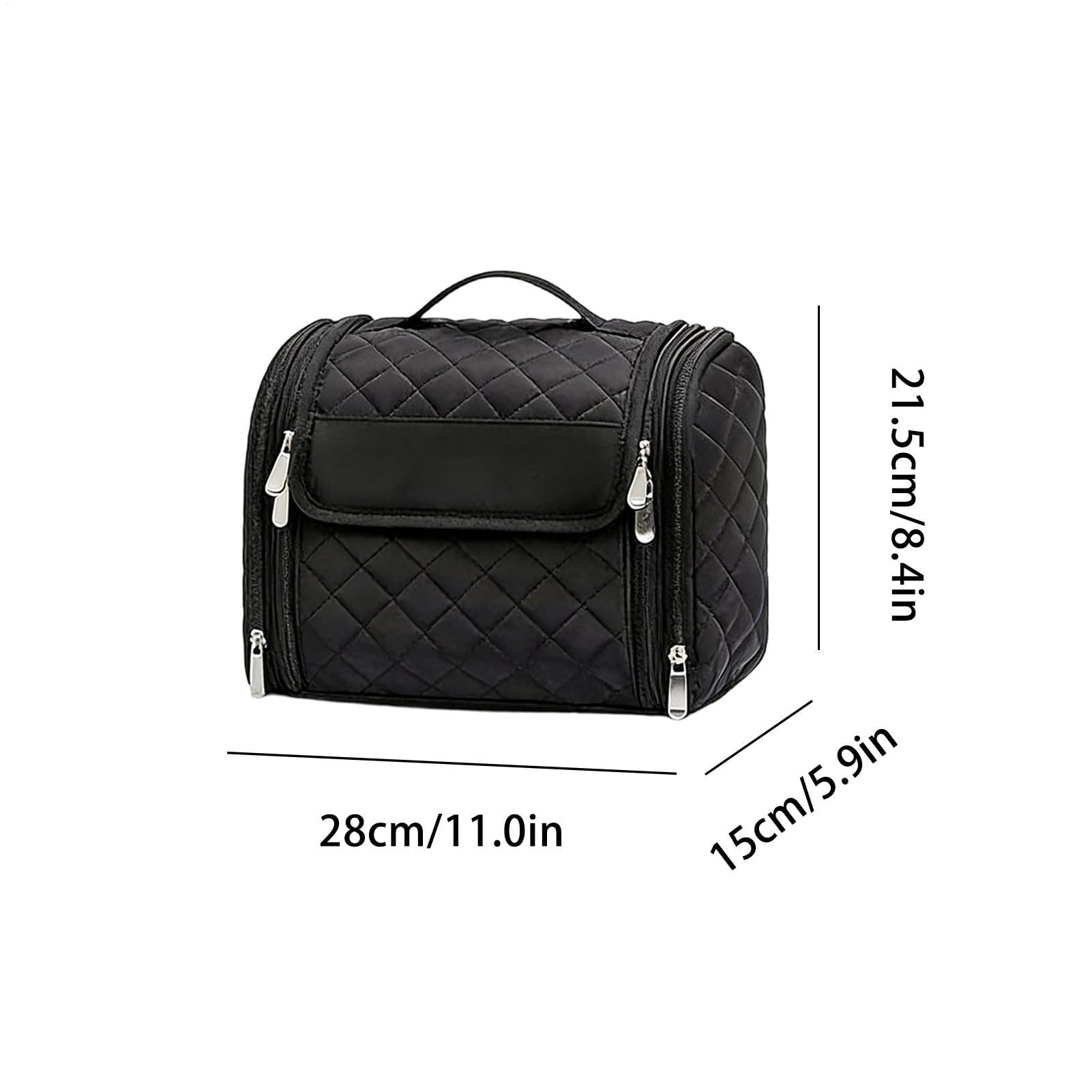 Borsa Toilette da Viaggio Organizer Appendibile per Toilette | Portatrucchi in Tasca per Viaggio Aereo, Hotel, Bagno, Palestra, Doccia, Bagaglio a Mano, Valigia, Campeggio Uomo Donna