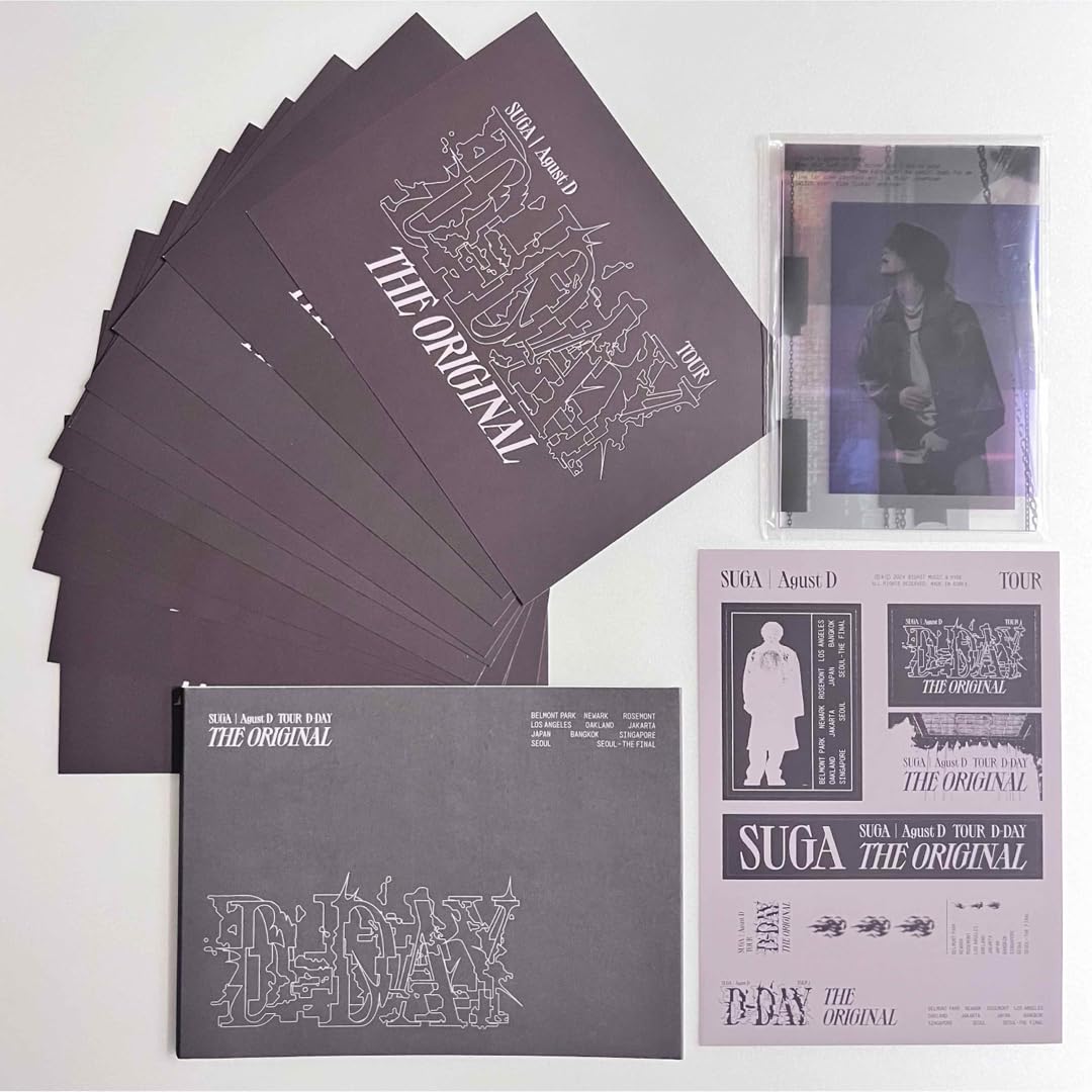 Amazon.co.jp: SUGA Agust D TOUR D-DAY Original ユンギ トレカ