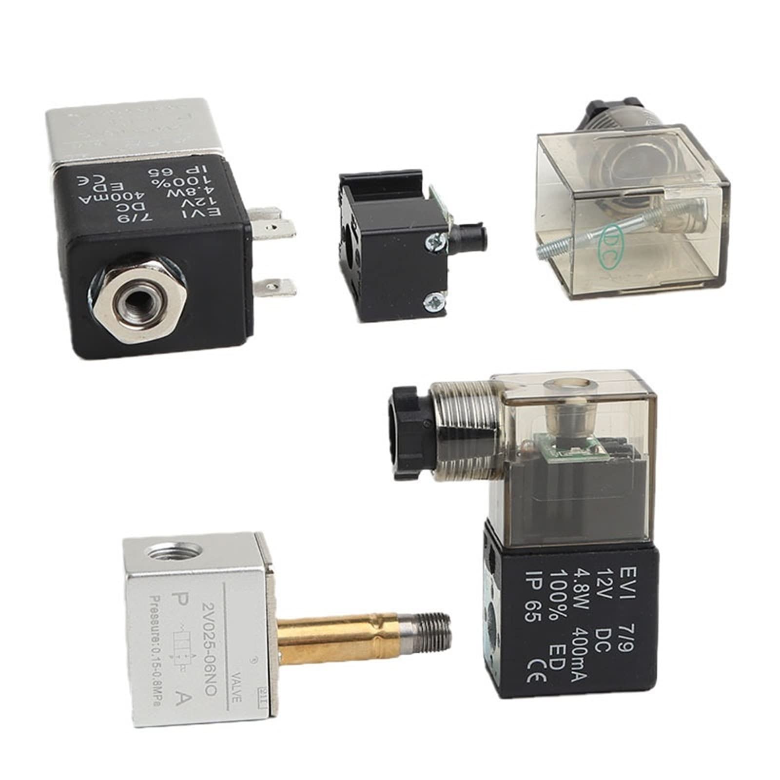 Électrovanne pneumatique type Airtac vanne magnétique normalement ouverte pour tuyau 4mm