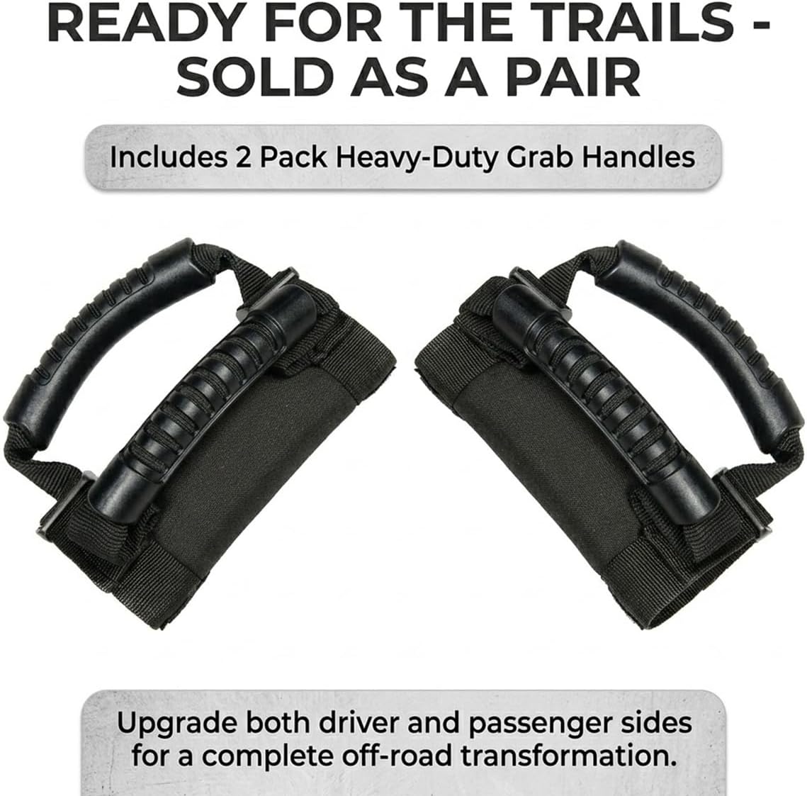 Roll Bar Grab Handles for Can-Am Defender 6×6 HD10 XT 2021–2026– Heavy-Duty Padded Straps for Side-by-Side Off-Road Vehicles, Secure Grip & Passenger Safety