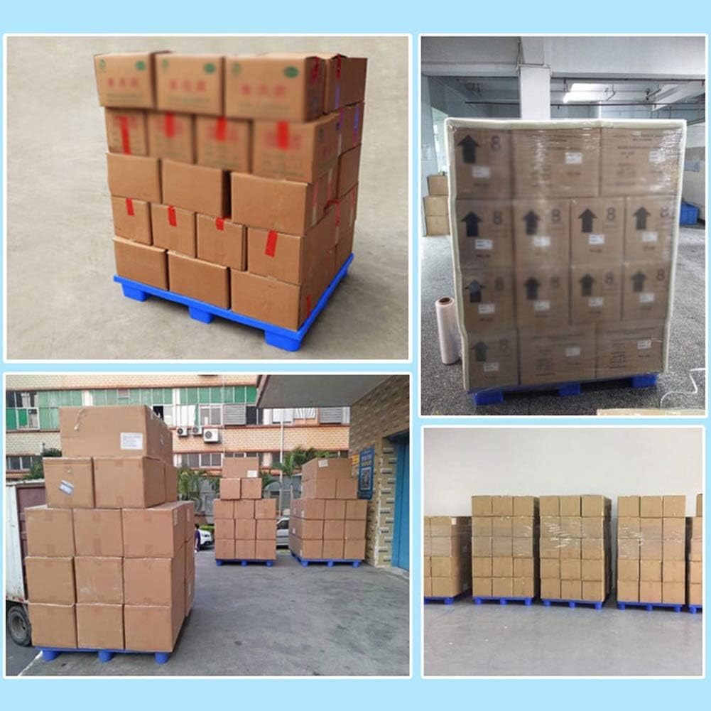Material nuevo de alta capacidad de carga Palets de plástico for almacenamiento de mercancías, malla transpirable, resistente al desgaste, ligero, resistente a la carga, resistente, cosible(A)