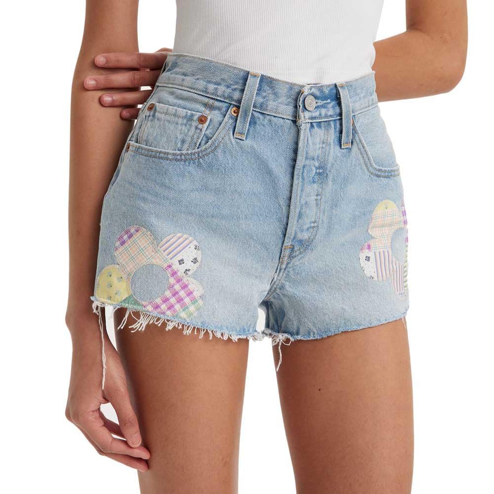 Levi's Women's 501 Original Denim Shorts, Fresh as a Daisy Short, 27W