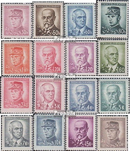Prophila Collection Tschechoslowakei 1945 Persönlichkeiten Briefmarken