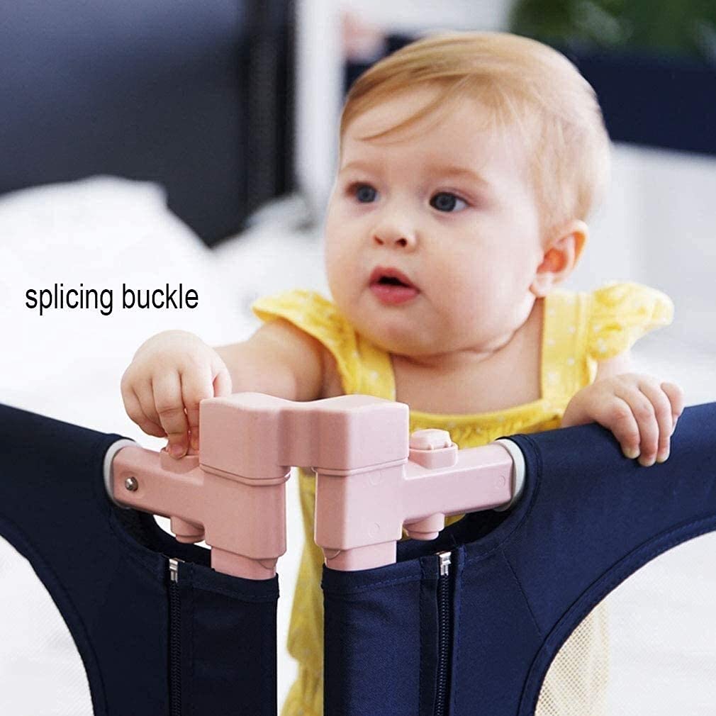 Baby Playpen Tope de riel de Cama para niños pequeños con Malla ventilada Borde de Cama de bebé Barandilla de Seguridad Valla anticolisión para guardería Juguete anticolisión Antic