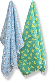 Pano De Prato Atoalhado Copa Cozinha Louça Felpudo Microfibra Alta absorção 45x65cm (Kit 2)
