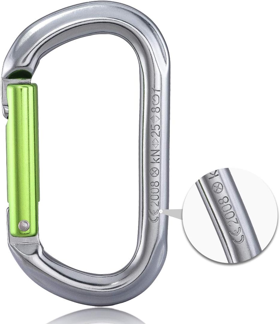 Amazon.co.jp KAILAS 25KN Locking Carabiner, Oval Straight Door