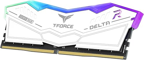 Miniatura 9 de TEAMGROUP T-Force Delta RGB DDR5 32 GB Kit (2 x 16 GB) 6000 MHz (PC5-48000) CL30 Módulo de memoria de escritorio Ram (blanco) para Z690 -
