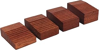 Floating Tremolo Set Up Blocks - 4 Sizes Wood Guitar Tremolo Wedge, Multifunctional String Changing Tools, Easy Set Up Accessories for Enhanced Sound and Guitar Performance