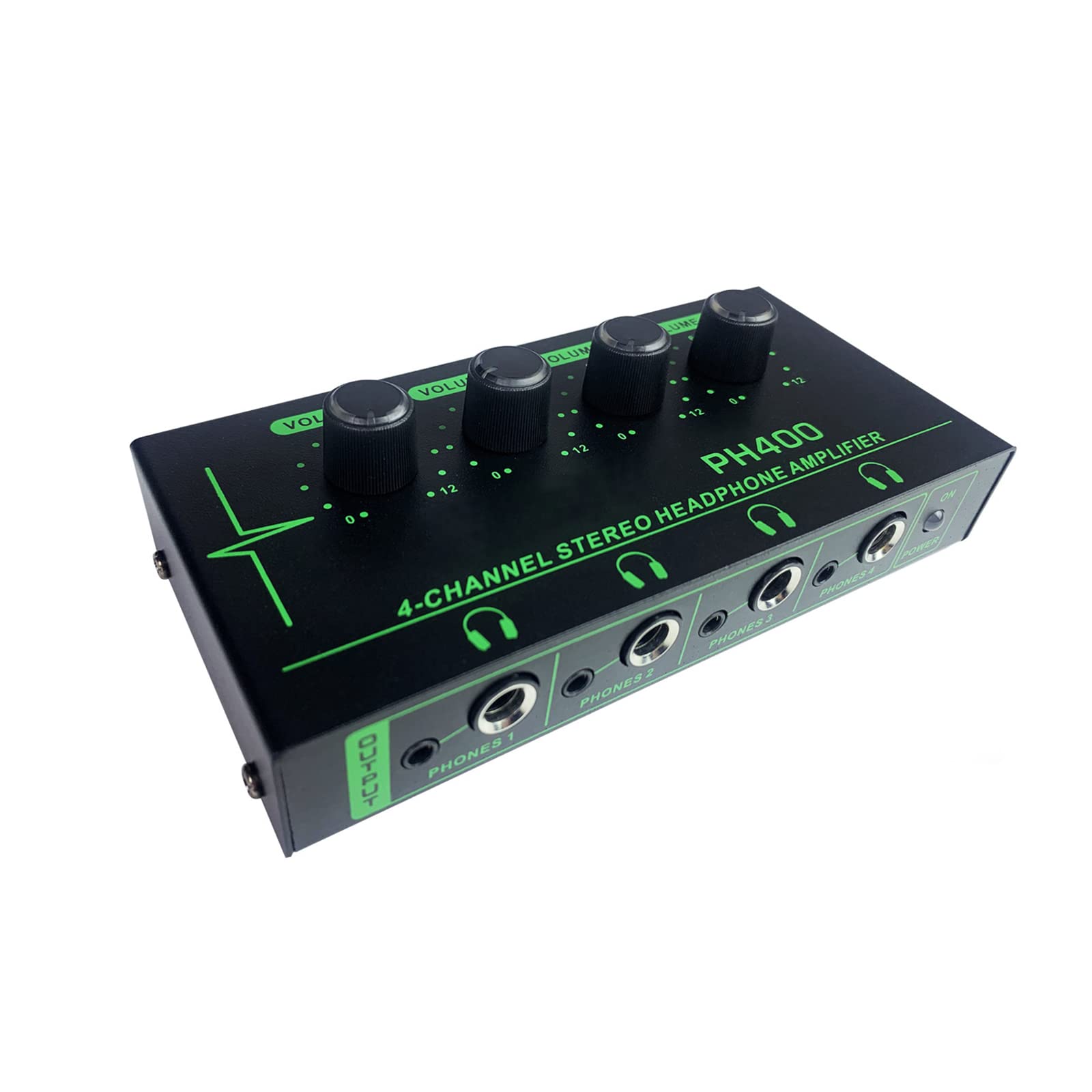 Amplificatore per cuffie stereo portatile a 4 canali Amplificatore per cuffie multi-canale professionale con uscita multipla