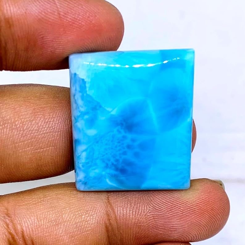 Larimar authentique de qualité supérieure pour bague et joaillerie fine GH_NAT_07367