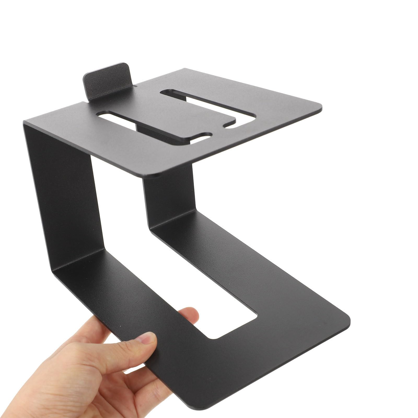 Toyvian Soporte Metálico Negro Ajuste Fijo, para Altavoces de Escritorio