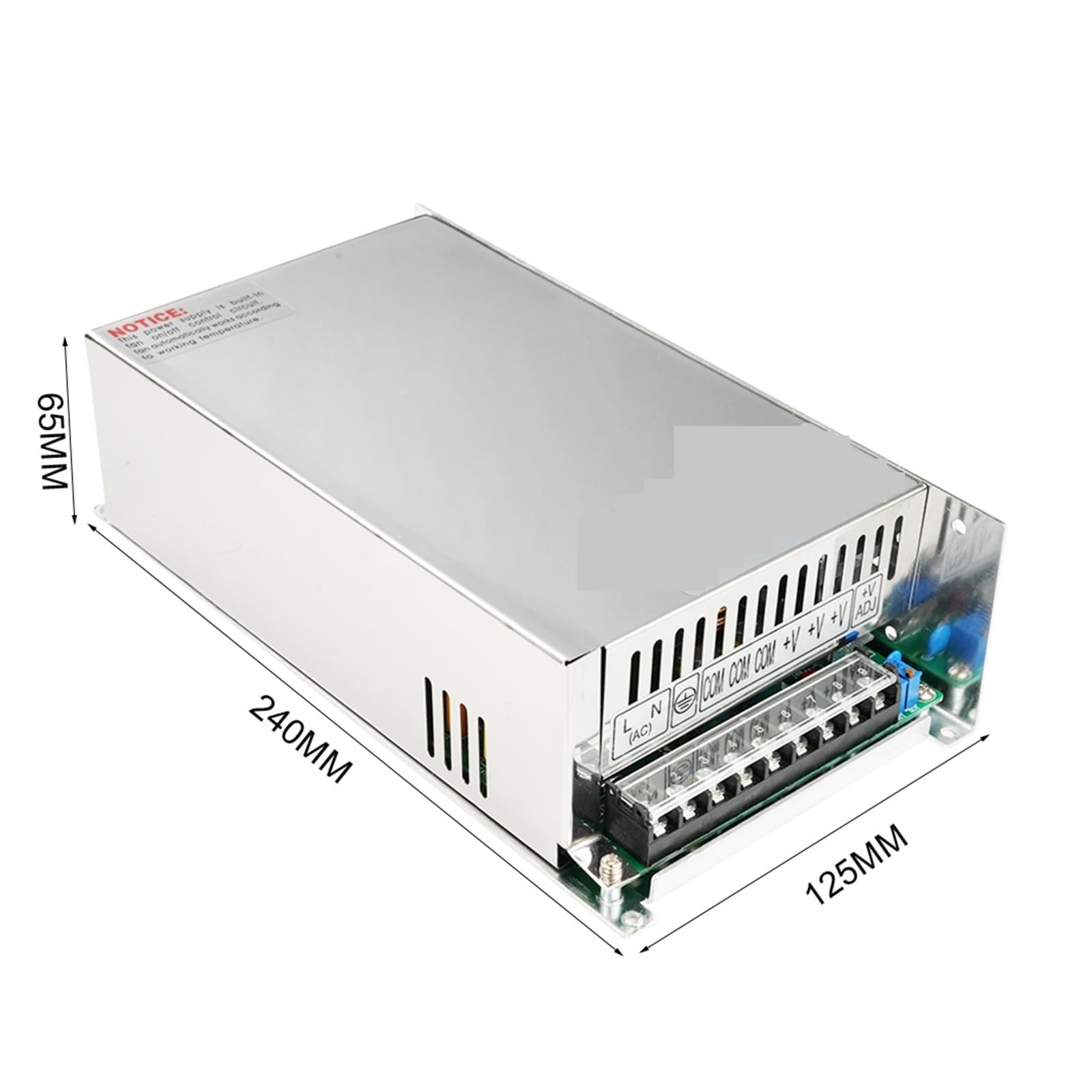 Variables Netzteil, Einstellbares 1000-W-Schaltnetzteil 0-12 V 13,5 15 24 36 48 60 72 85 100 150 200 110/220 AC Zu DC Industrie-SMPS(0-36V 0-27.5A)