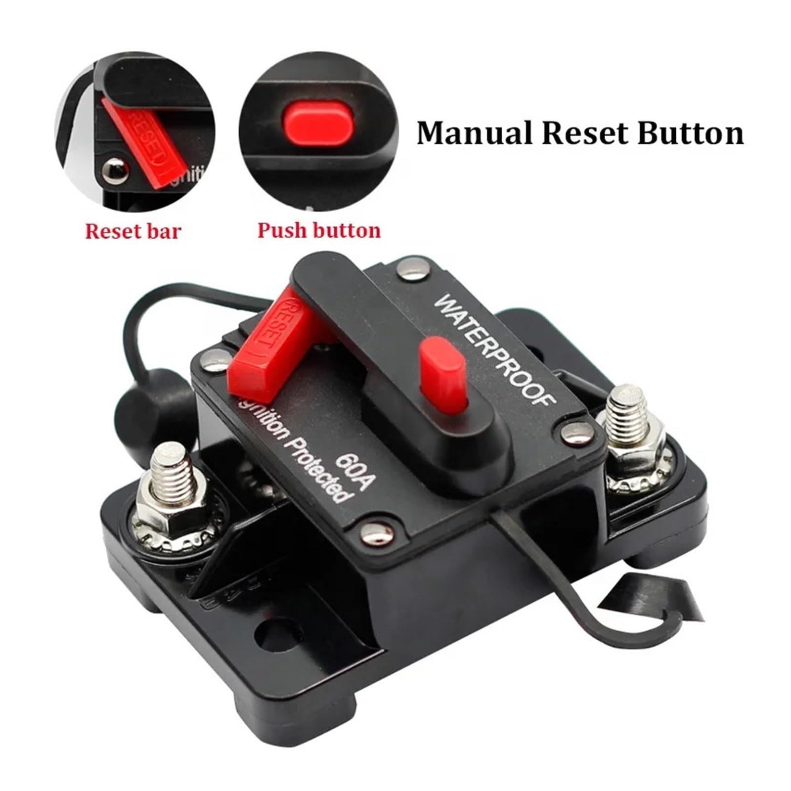 Amazon.co.jp: サーキットブレーカー 50A 80A 100A 120A 125A 135A 
