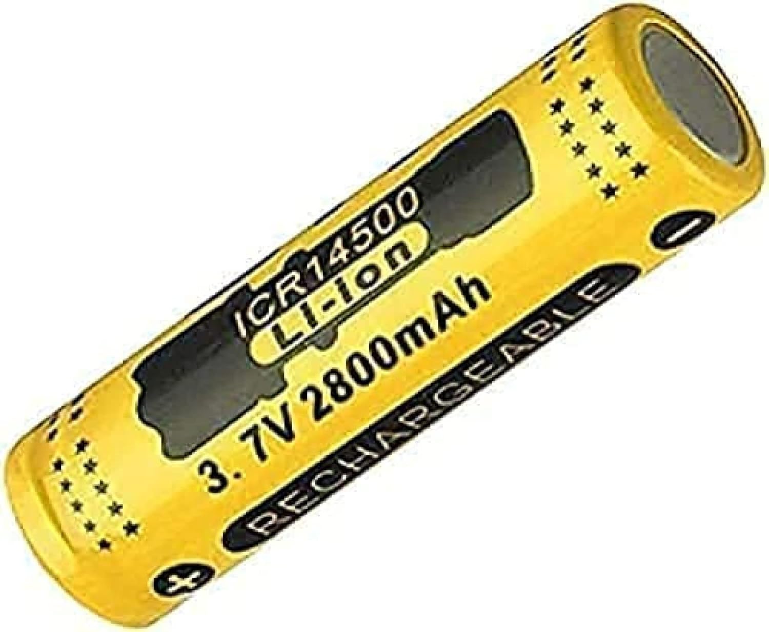 3.7V 2800mAh Li 14500 Liion Rechargeable for LED Flashlight, 10 Pack