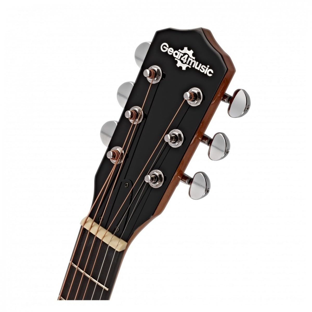 Gear4music Chitarra banjo a 6 corde con borsa e accordatore per paletta