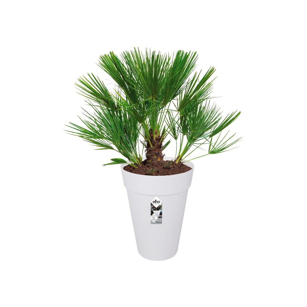 Elho loft urban round high 42cm vaso da fiori - White