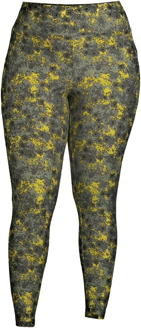 Terra & Sky Women's Camo Print Soft, Stretch High Rise Fitted Leggings - Image 5
