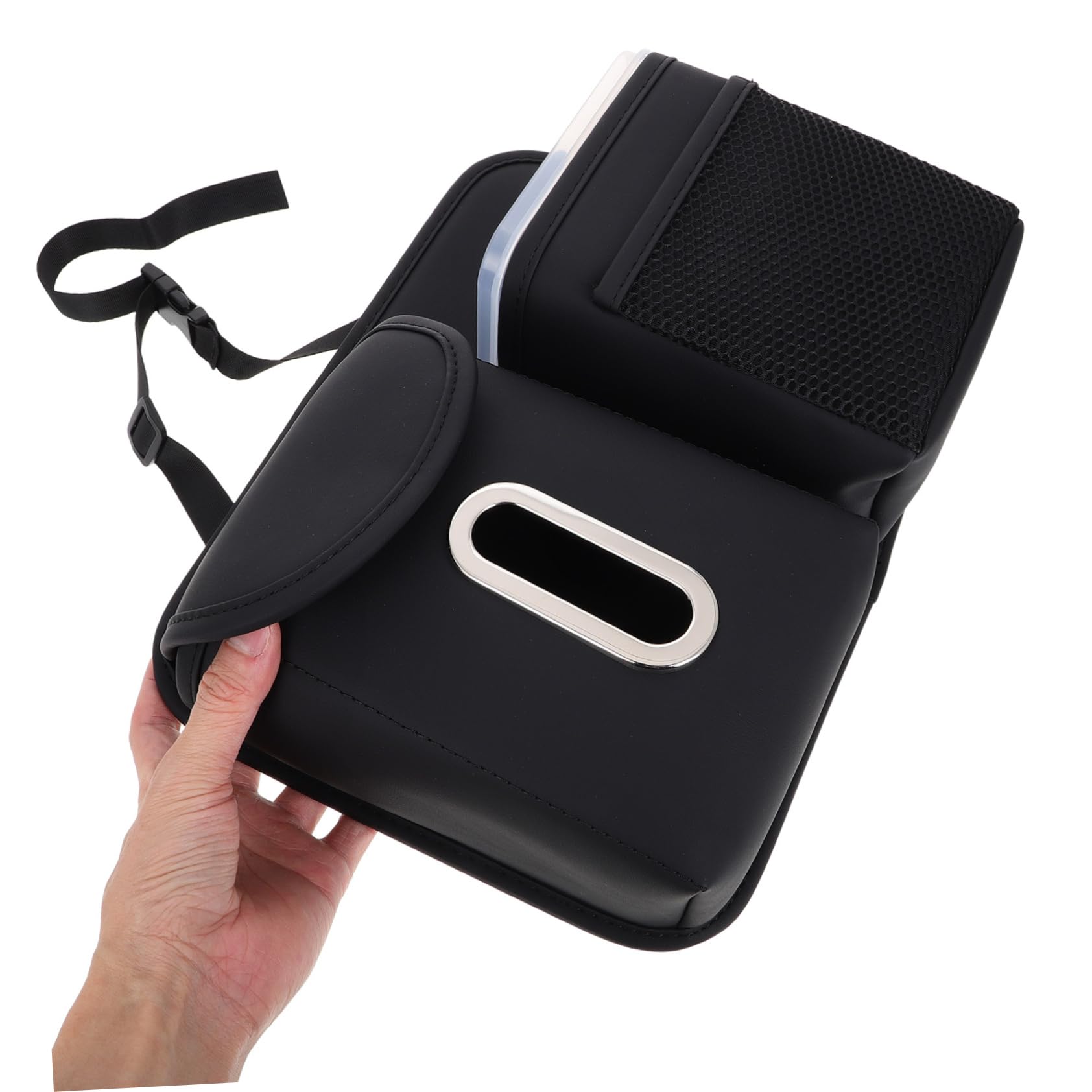 Organisateur Multifonctionnel De Siège Arrière Pour Voiture Avec Porte-mouchoirs Et Support De Gobelet De Rangement Pratique Pour Maintenir Votre Intérieur Automobile Propre Et