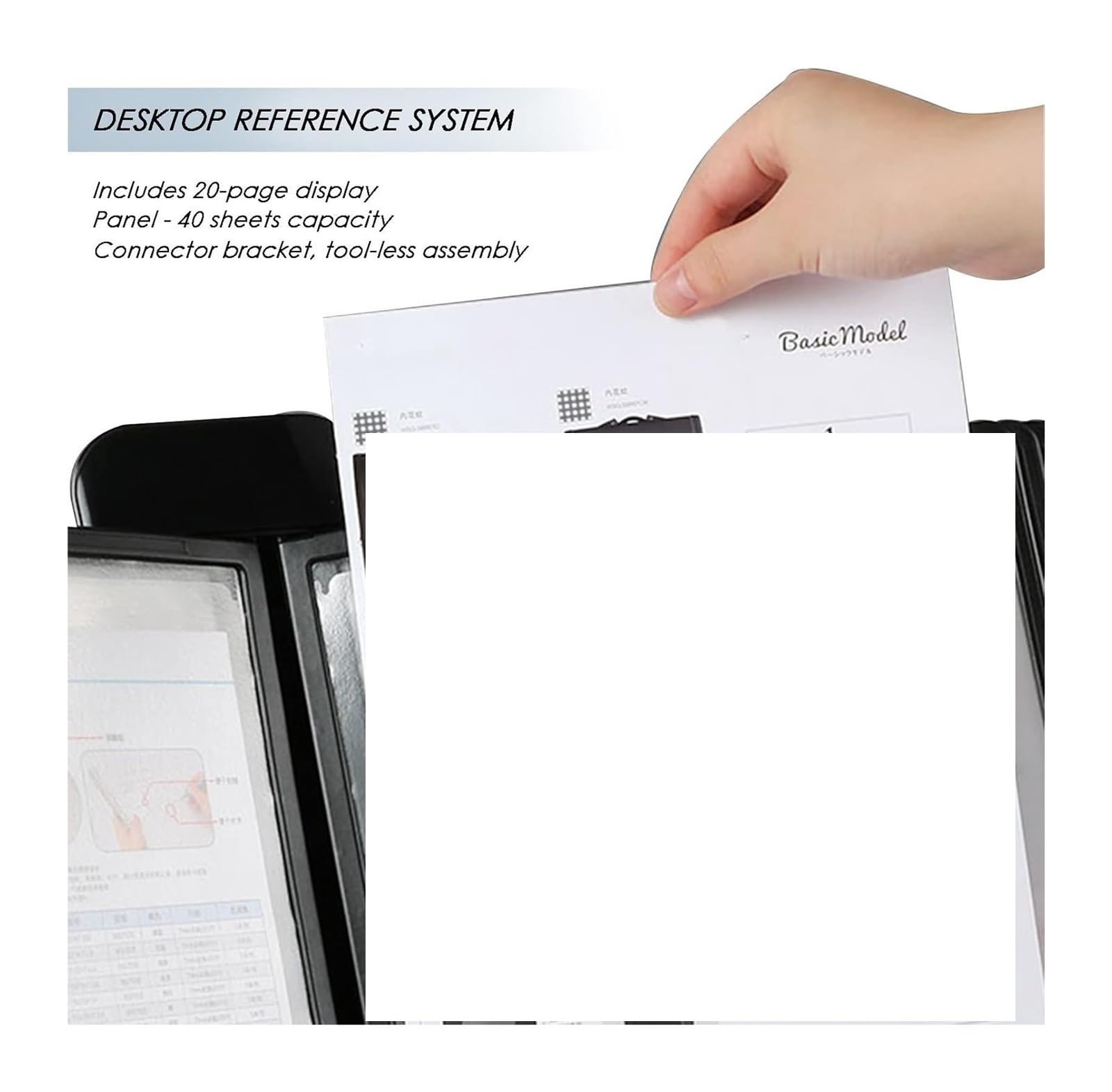 Aktenorganizer aus PVC-Metall