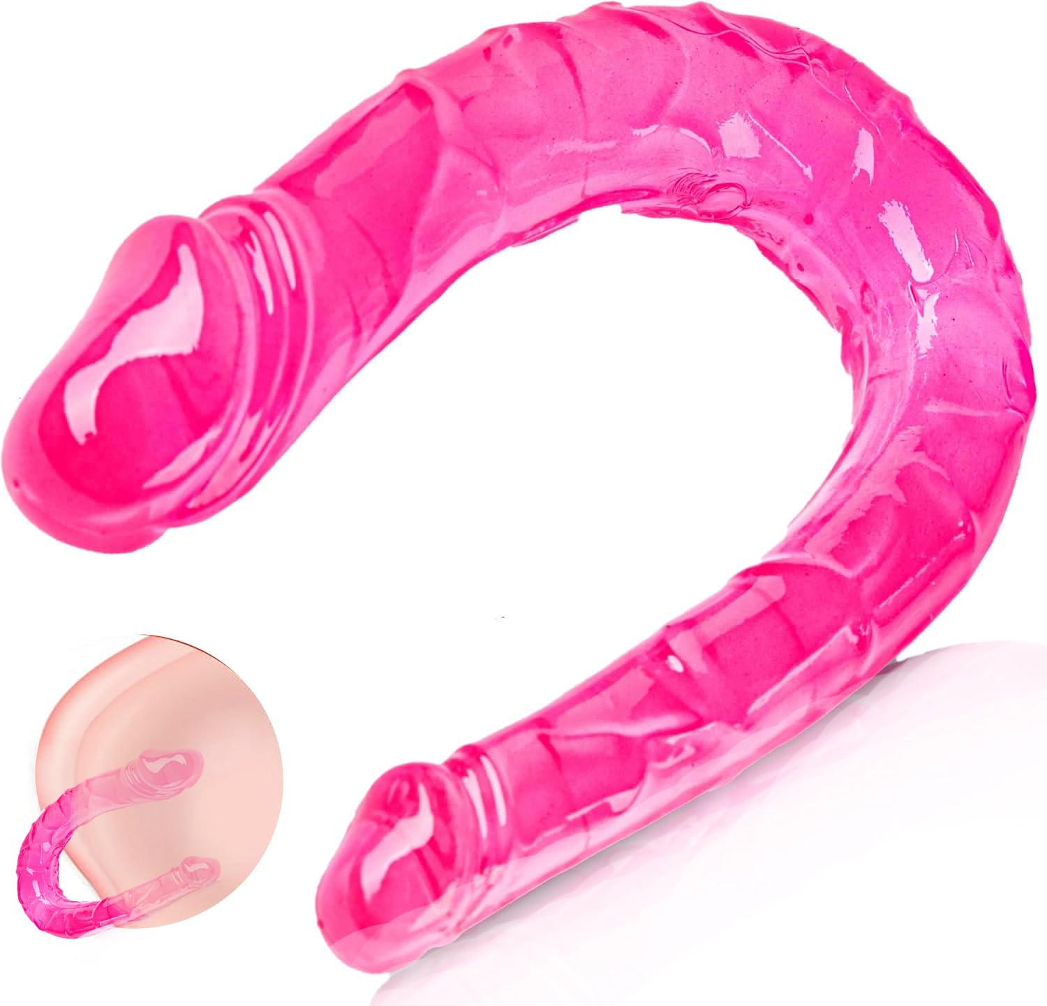 Sextoy Double Dildos in Pink Realistic Dildo 30 cm Length Flexible TPE  G-Spot Stimulation 100% Waterproof Dildo Diameter of 2-3 cm Soft Dildo Dildo  Toy Women FOPS D28 : Amazon.de: Health &