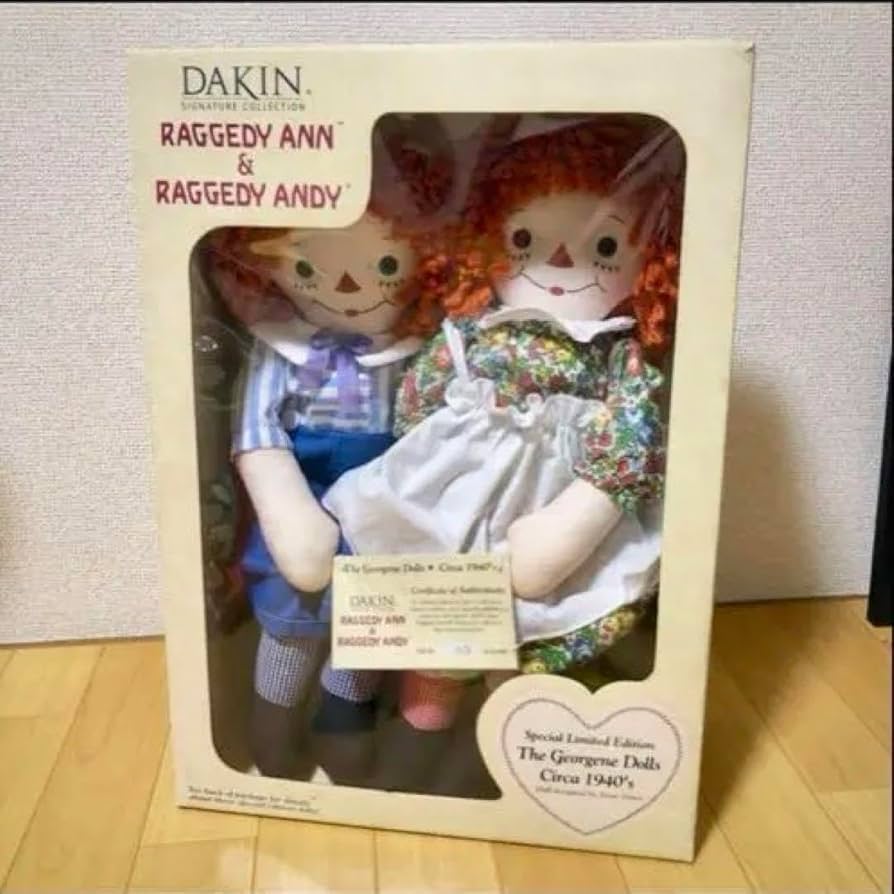 ラガディアン＆アンディ　アンティークドール ラガディ・アンとアンディ 75周年記念日本限定版ドール100体のみ